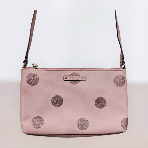 Kate Spade Pink Polka Dot Crossbody Bag - Picture 1 of 12